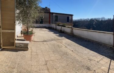 Capranica centrale appartamento con giardino e terrazzo